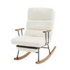 Rocking Chair with Comfortable Footrest and Adjustable Recliner for Living Room