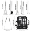 Outdoor Charcoal Smoker Garden BBQ Grill Side Shelf Barbecue Utensil With Wheels