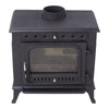 Fireplace Cast Iron Heater Home Logs Burning Flame Effect Living Room Stove 10KW