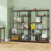 5-Tier Industrial Bookshelf Bookcase Standing Shelving w/ Open Display Storage