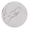 Nest of Tables Set of 2 Round Coffee Table White Side End Table for Living Room