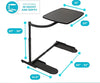 Adjustable Swivel TV Tray Table - Large Laptop Desk for Couch and Gaming
