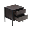 Retro Wooden Nightstand Drawer Cabinet Side End Table Bedroom Bedside Table Desk