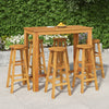7 Piece Garden Dining Set Solid Wood Acacia L4C3