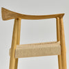Kenny Dining Chair - Natural Triple Paper Coil Seat - Natural Curved Frame