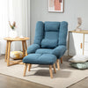 Occasional Recliner with Ottoman, 3-Position Adjustable Reclining Lounger Chair