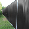 Roof Sheets Cladding Roofing Galvanized Corrugated Heavy Duty Black Metal 12Pcs