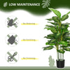 Artificial Evergreen Tree Fake Plant in Pot Indoor Outdoor Decor