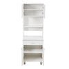 Wooden Tall Cabinet Cupboard Kitchen Living Room Side Table Storage with Doors
