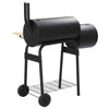 Classic Charcoal BBQ Offset Smoker Outdoor Garden Picnic Barbecue Grill