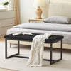 Velvet Padded Bed Bench Hallway Bench Dining Bench Ottoman Stool Living Room