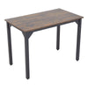 Modern Dining Table & Chairs Set 4 Seater Metal Frame Home Kitchen Furniture Set