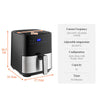 Digital 5L 1450W LED Touch Air Fryer Non-stick Oil Free Healthy Low Fat Cooker