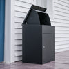 Parcel Delivery Drop Box Galvanized Steel Lockable Outdoor Storage Mail Post Box