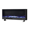 46'' Insert/ Wall Mount LED Fireplace Electric Inset Fire Media W/ Standing Feet