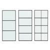 Home Interior Sliding Door Frosted/Clear Glass Door Panels &6FT Track System Kit