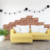 10x 3D Tile Brick Wall Sticker Waterproof Self-adhesive PVC Panel Wallpaper UK