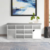Hallway Shoe Cabinet Bench Storage Shoe Rack Unit Cupboard Cushion Padded Seat