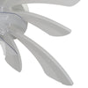 LED Ceiling Fan Light Dimmable Living Room Chandelier Lamp With Remote Control