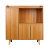 3 Doors Wooden Dining Sideboard Modern Storage Cupboard for Living Room Kitchen