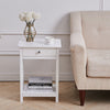 Small Side Table With Storage Bedside Nightstand Tea Sofa End Table Living Room