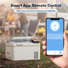 30L Car Refrigerator DC AC Dual Powered Portable Car Fridge Freezer APP Control