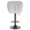 1/2/4/6x Bar Stool Swivel Gas Lift Adjustable Height Barstool with Velvet Padded