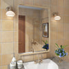 Wall Mounted Framed Mirror Vanity Makeup Bedroom Glass Dressing Mirror Shaped
