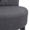 Soft Dressing Table Chair Vanity Makeup Stool Dining Seat Pouffe with Wood Legs