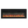 40 50 60"Electric Insert/Wall Mounted LED Fireplace Wall Inset Fire Freestand