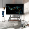 Heavy Duty TV Floor Stand with 2 Wood Shelves for 65-100 Inch TV Corner Bracket