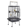 Large Bird Cage Parrot Cage Open Top Rolling Wheels for Canary Budgie Parakeet