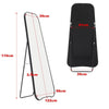 Full Body Length Mirror A Frame with Floor Standing Bracket Wall Mounted Hooks