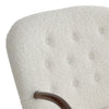 Leisure Chair Ergonomic Upholstered Armchair & Footrest Bedroom Living Room Home