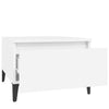 Side Tables 2 pcs White 50x46x35 cm Engineered WoodNew