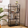 3/4/5 Tier Vertical Wooden Ladder Shelving Shelf Retail Display Storage Bookcase