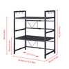 2/3-Tier Metal Expandable Microwave Oven Rack Shelf Countertop Kitchen Stand