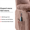 Electric Power Lift Riser Massage & Heated Recliner Chair Armchair Sofa Brown