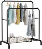 Heavy Duty Double Clothes Rail Hanging Rack Garment Display Stand Shoes Storage