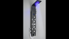 Black LED Shower Panel Column Tower Stainless Steel Rain Massage Body Jets Mixer