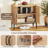 Kitchen Storage Cabinet 2-Door Buffet Sideboard with Adjustable Shelf