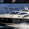 Heavy Duty Boat Bimini Top Canopy 900D Polyester Sunshade Shelter Steel Frame UK