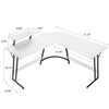 L-shaped Computer Desk Large Home Office Writing Workstation Corner Desk