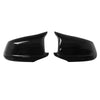 Side Mirror Cover Caps Gloss Black For BMW 5 Series F10 F11 2011-2013 Pre-LCI