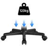 Home Office Chair Leather Computer Chair Adjustable Study Chair with Arms Black