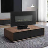 Electric Wall Mounted/Free Standing LED Fireplace 7 Colour Flames Fire Heater UK
