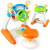 Interactive Simulation Driving Educational Toy w/Stool Birthday Gift for Toddler