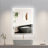 Bathroom Bluetooth Mirror LED Light Illuminated Anti fog Shaver Socket Speaker