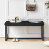 Velvet Padded Ottoman Stool Bed Bench Dining Bench Multicolor Livingroom Bedroom