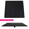 Concealed Shower Mixer Valve Tap Square Black Bathroom Shower Head Valve Set
